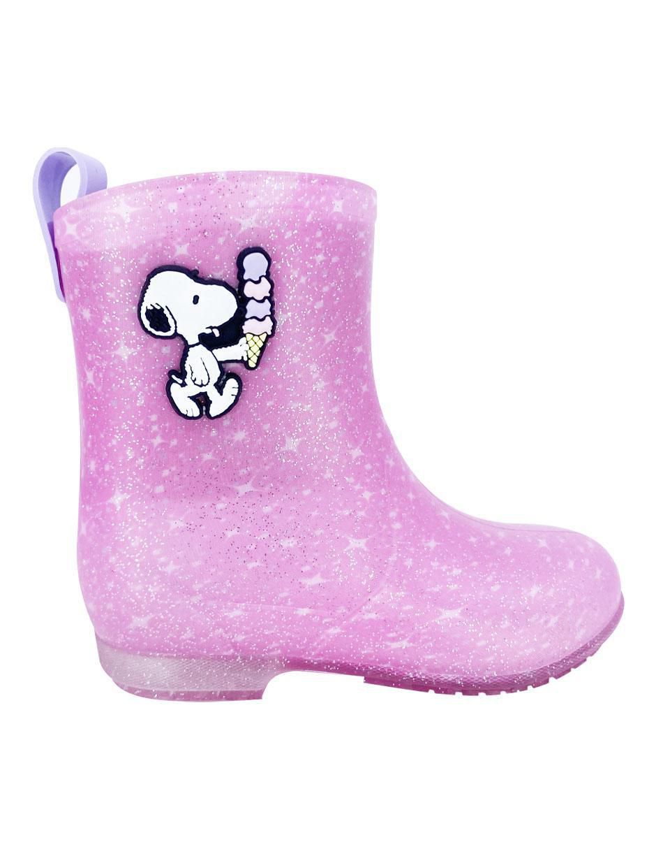Bota de lluvia Snoopy para niña Bota de lluvia Snoopy para niña