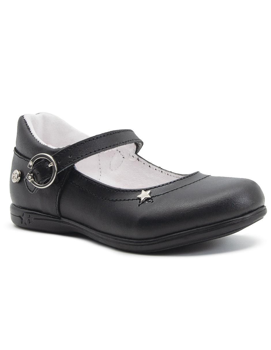 Zapato Back To School de piel bovino para niña Zapato Back To School de piel bovino para niña