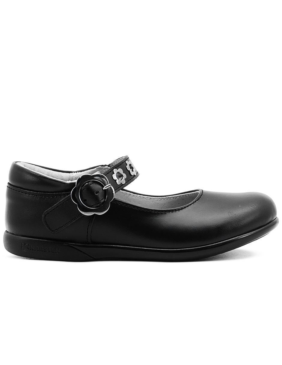 Zapato Back To School de piel para niña 3