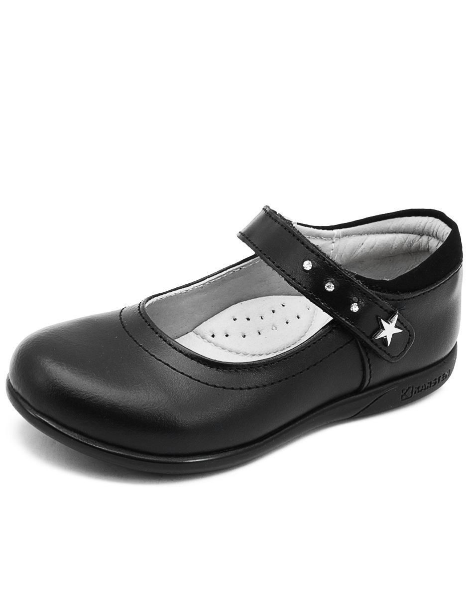 Zapato Back To School de piel para niña 4