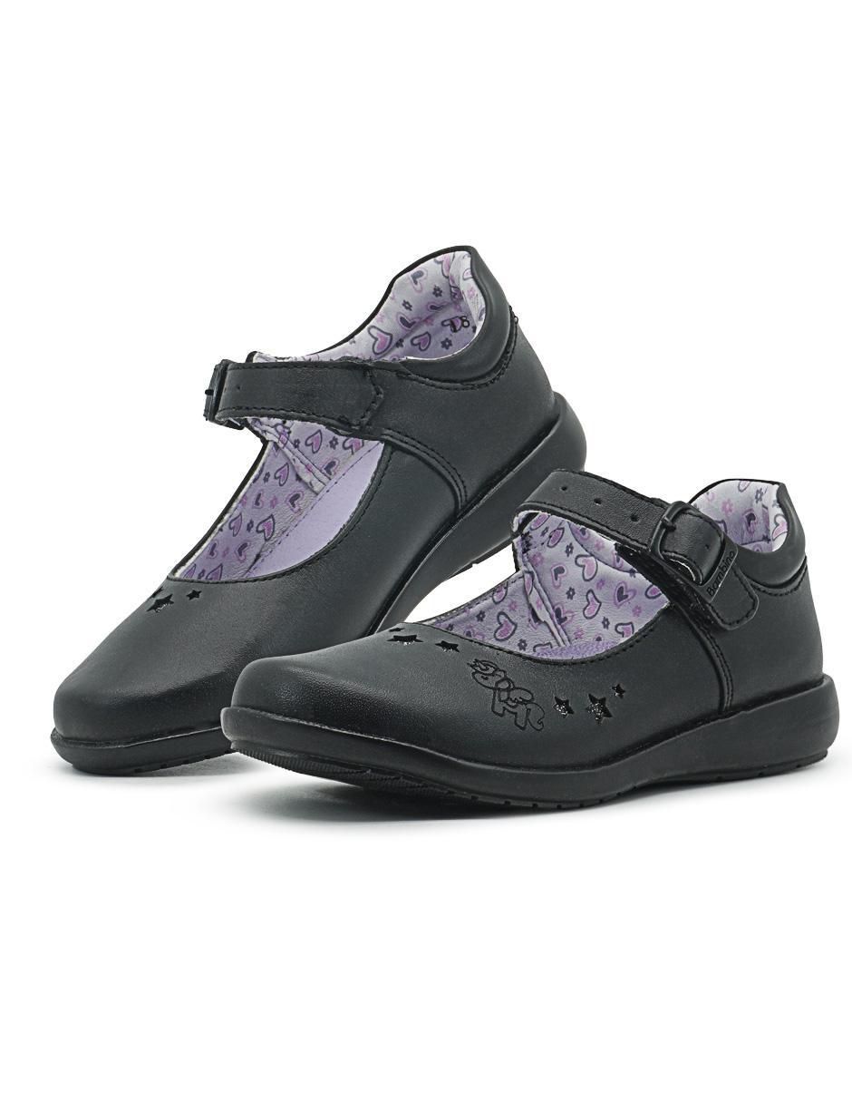 Zapato Mary Jane Back to School de piel para niña 2