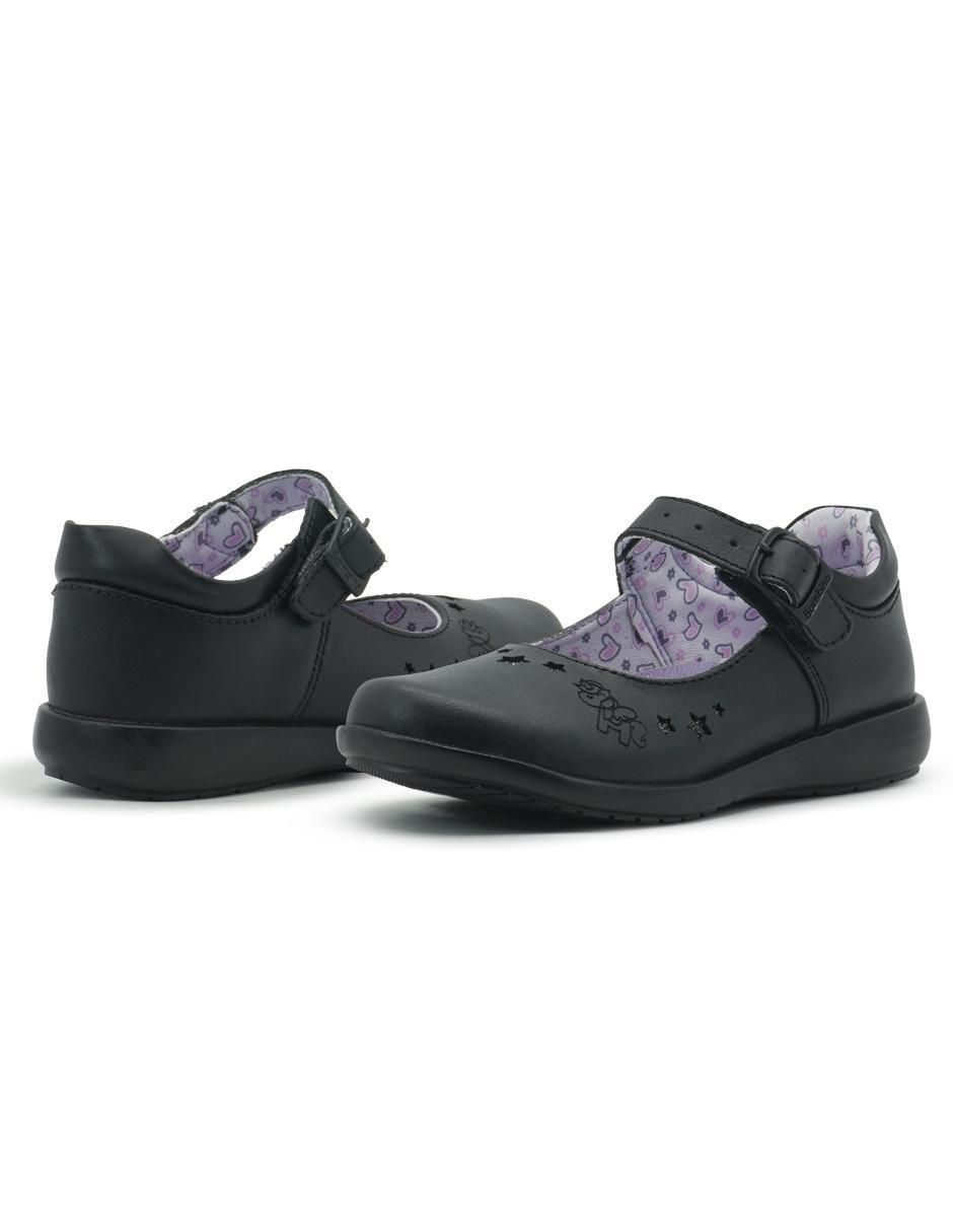 Zapato Mary Jane Back to School de piel para niña 3