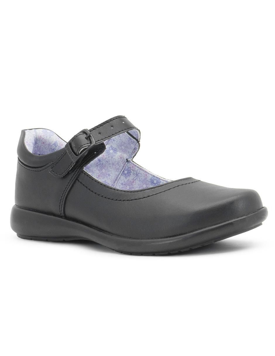 Zapato Mary Jane Back to School de piel para niña