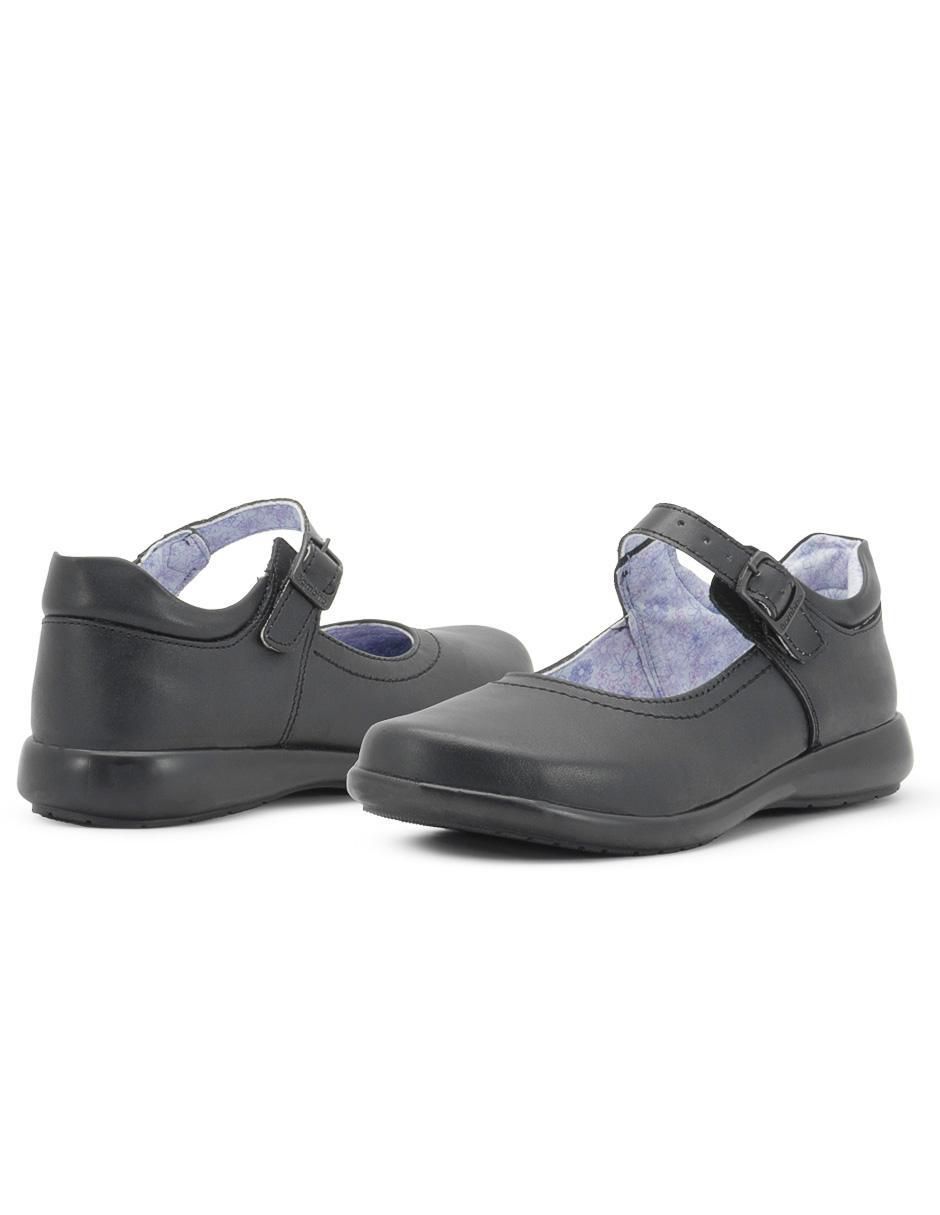 Zapato Mary Jane Back to School de piel para niña 5