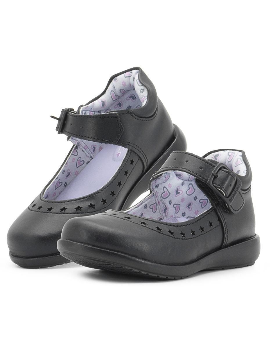 Zapato Mary Jane Back to School de piel para niña 6