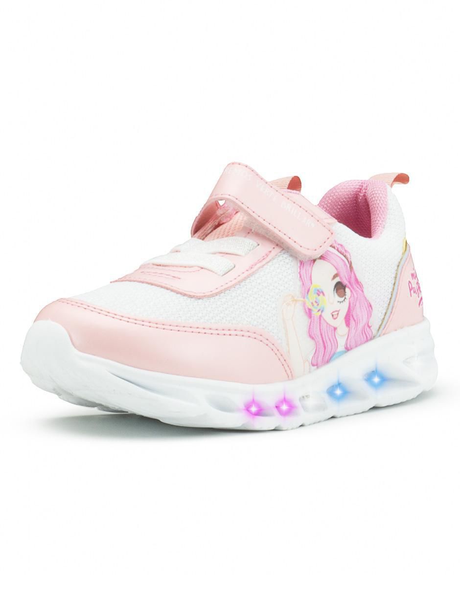 Tenis luz led para niña Mis Pastelitos 4