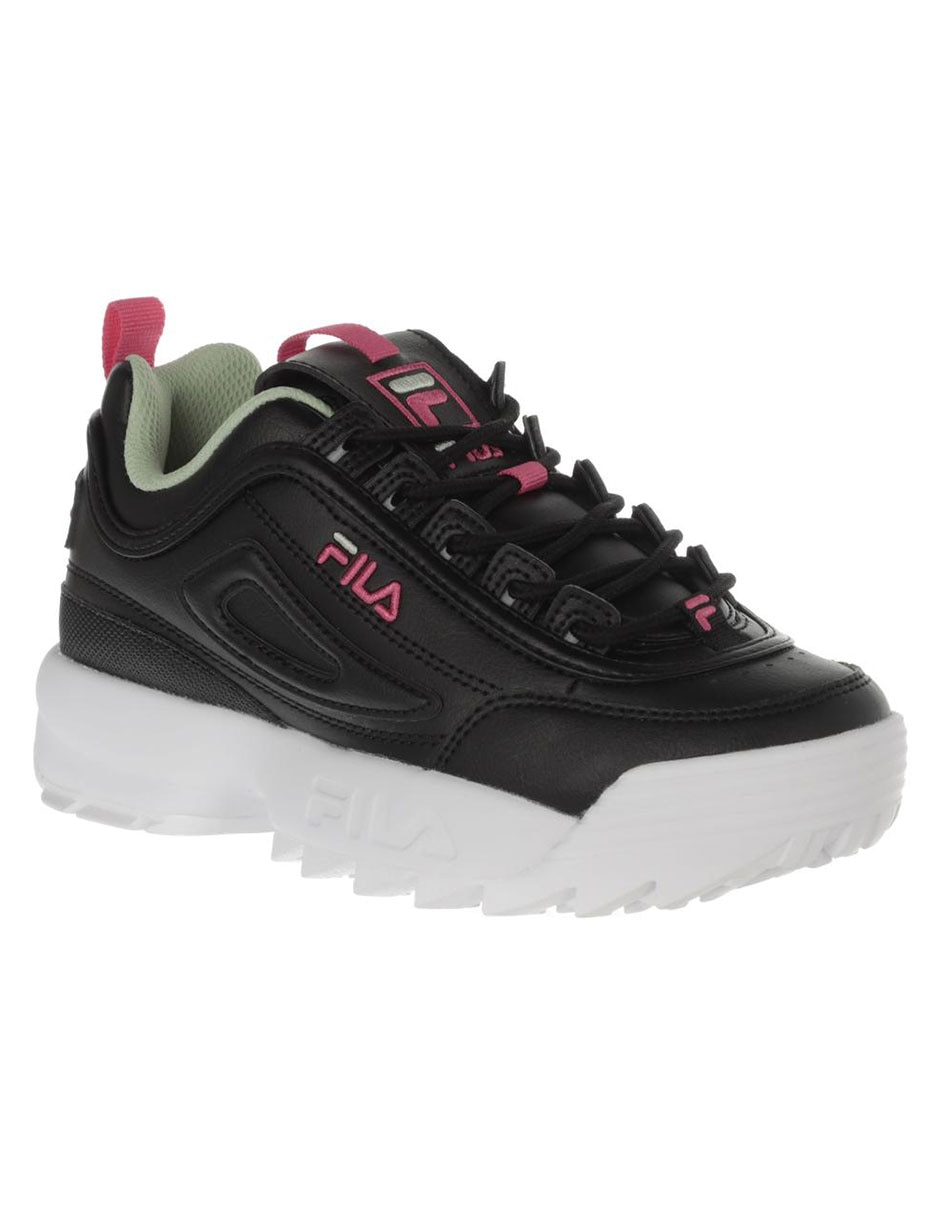 Tenis Fila Disruptor Zapatillas Fila NiÃ±a Rosa Y Gris Zapatos