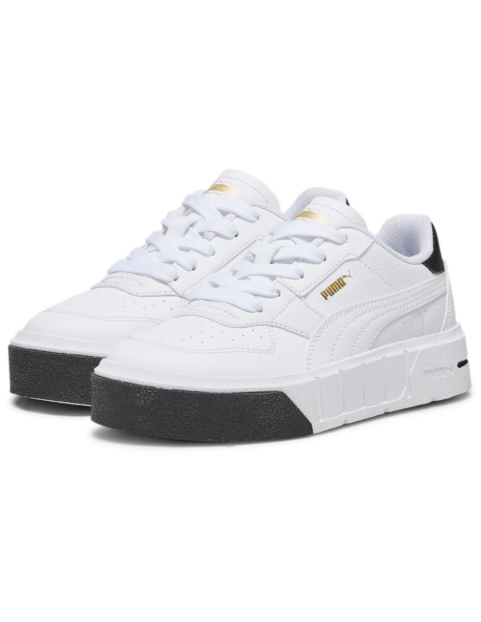 Puma cali all white best sale