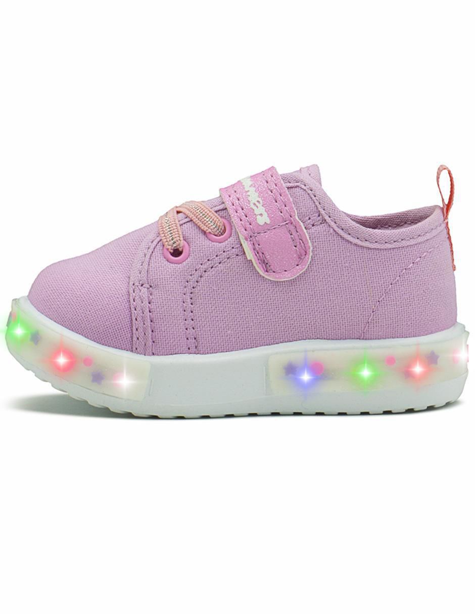 Tenis luz led para niña 2