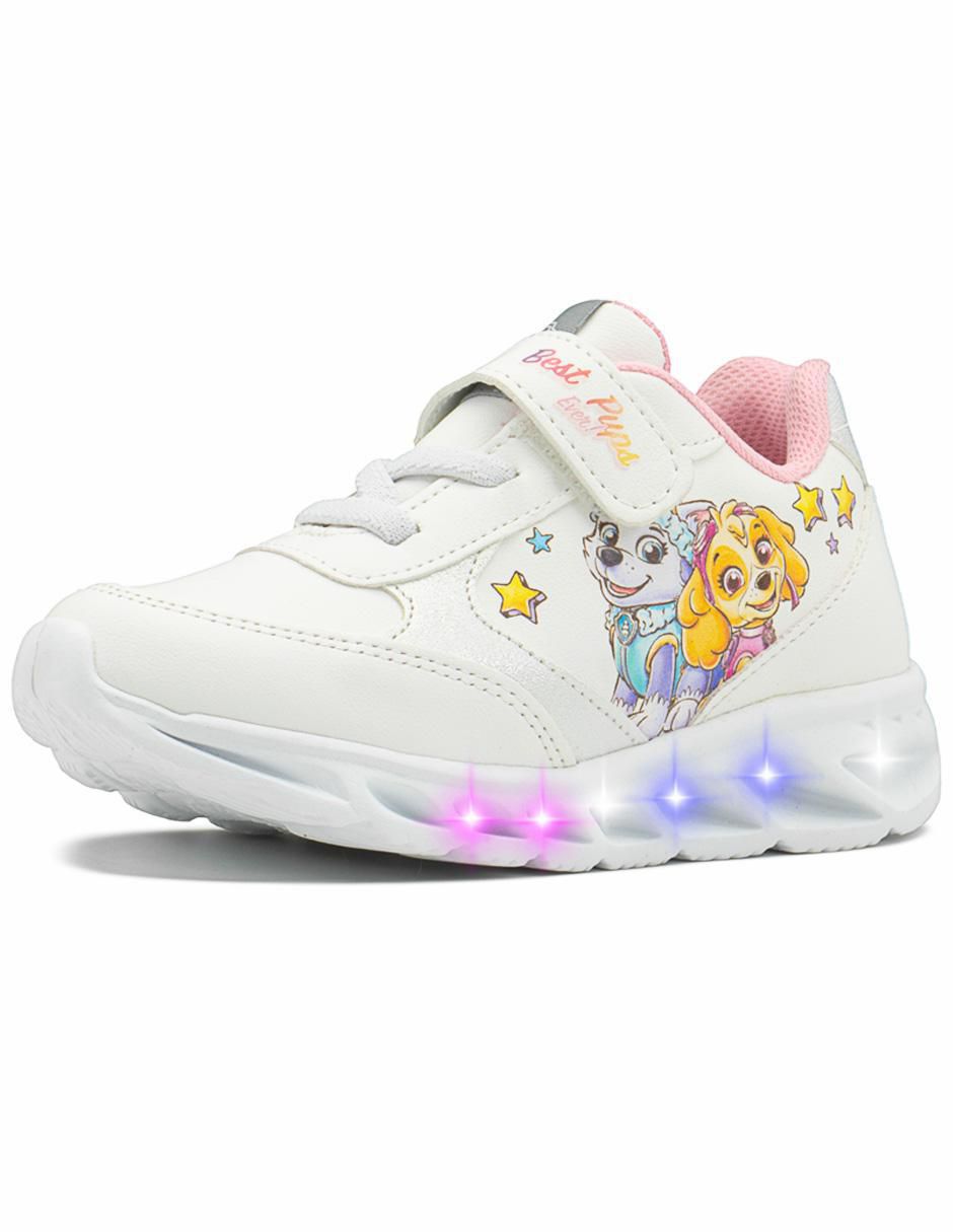 Tenis luz led para niña Paw Patrol 4