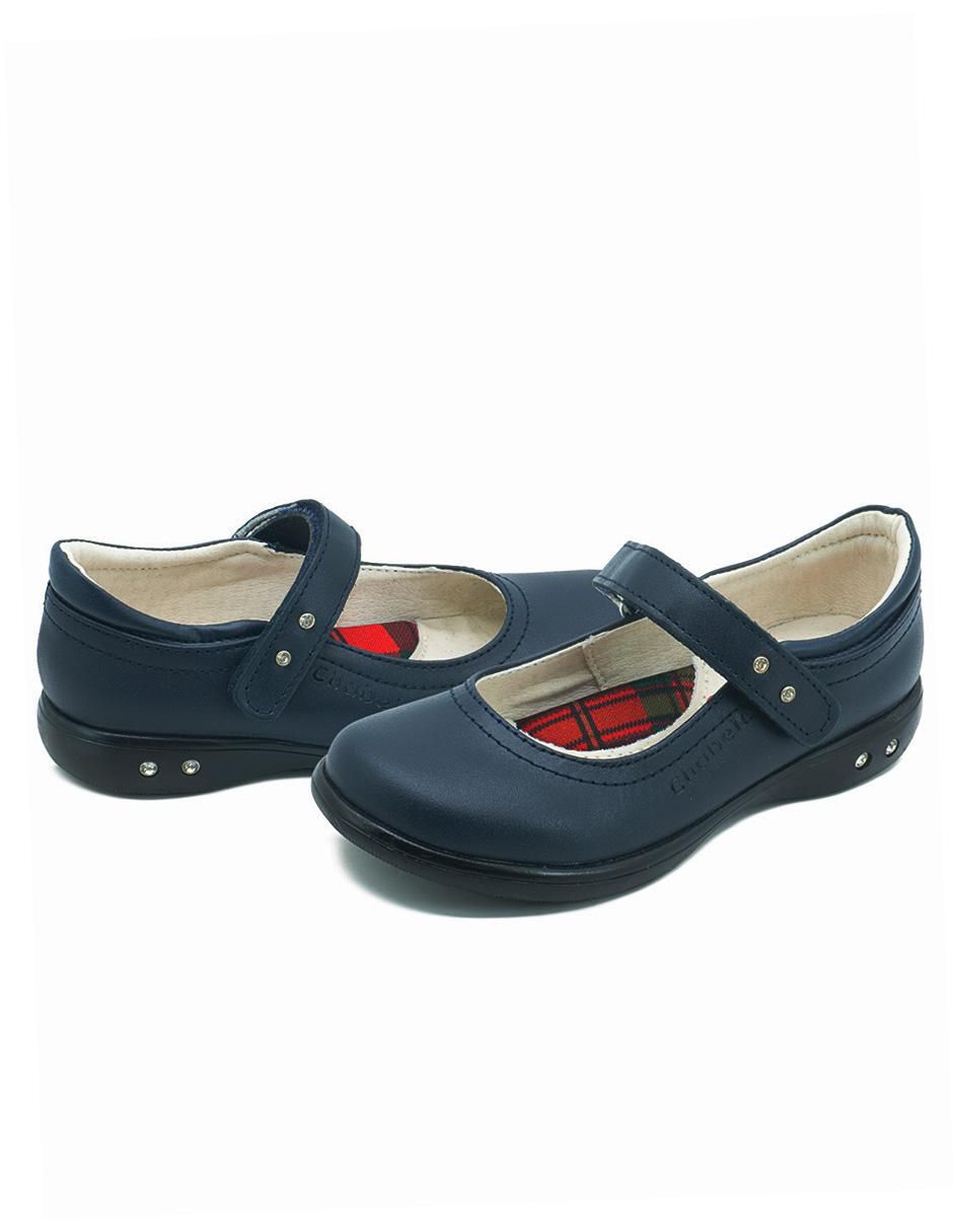 Zapato Back to School de piel para niña 3