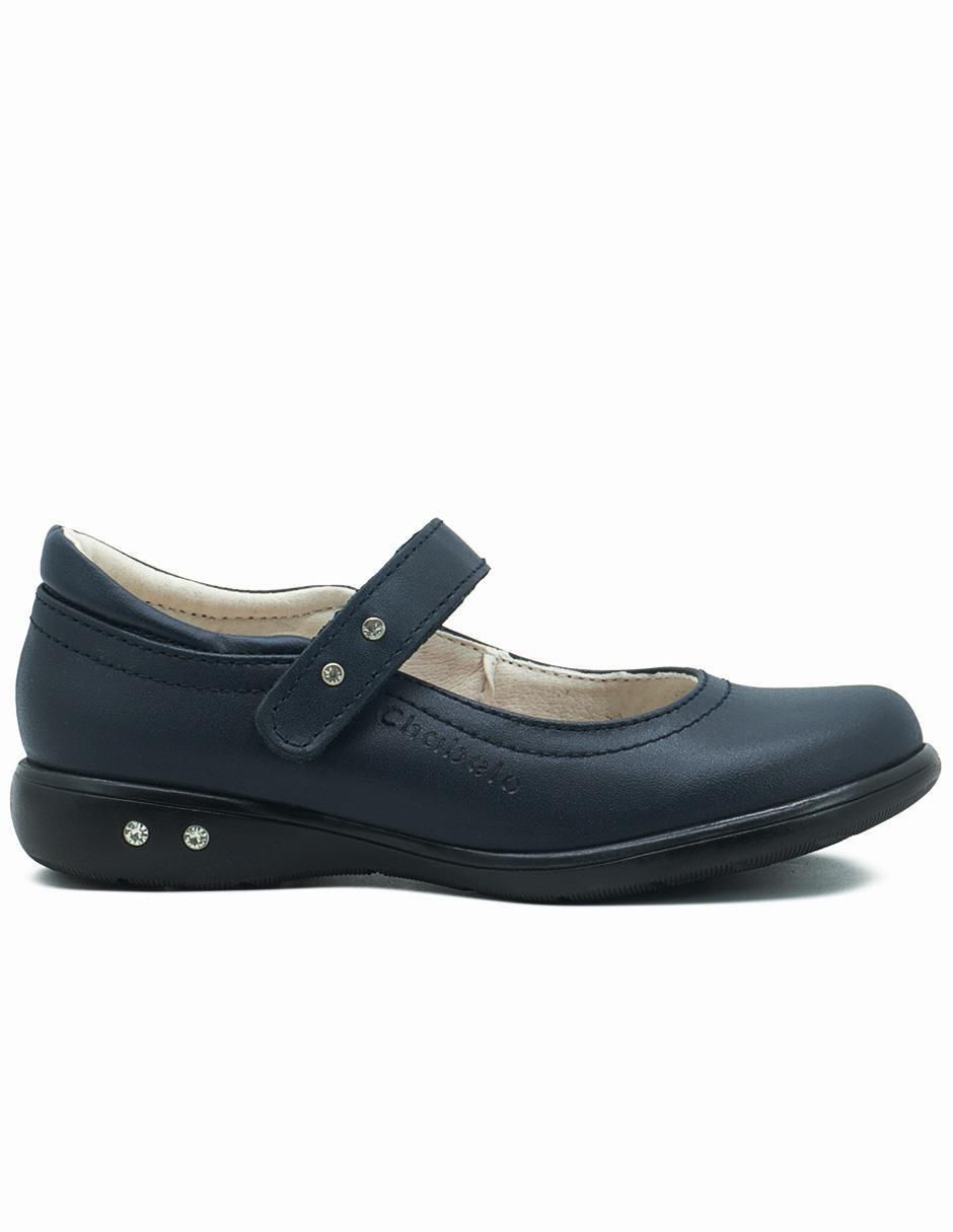 Zapato Back to School de piel para niña 5