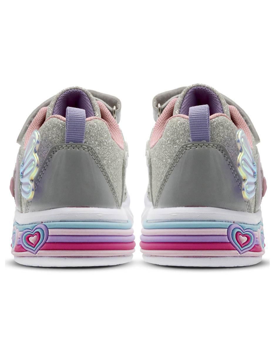 Tenis luz led para niña 4