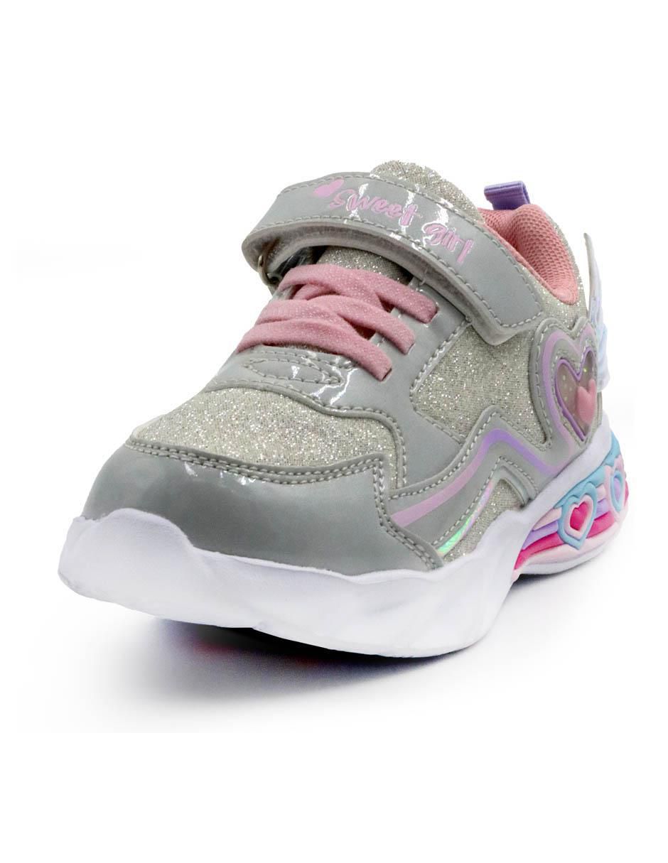 Tenis luz led para niña 5