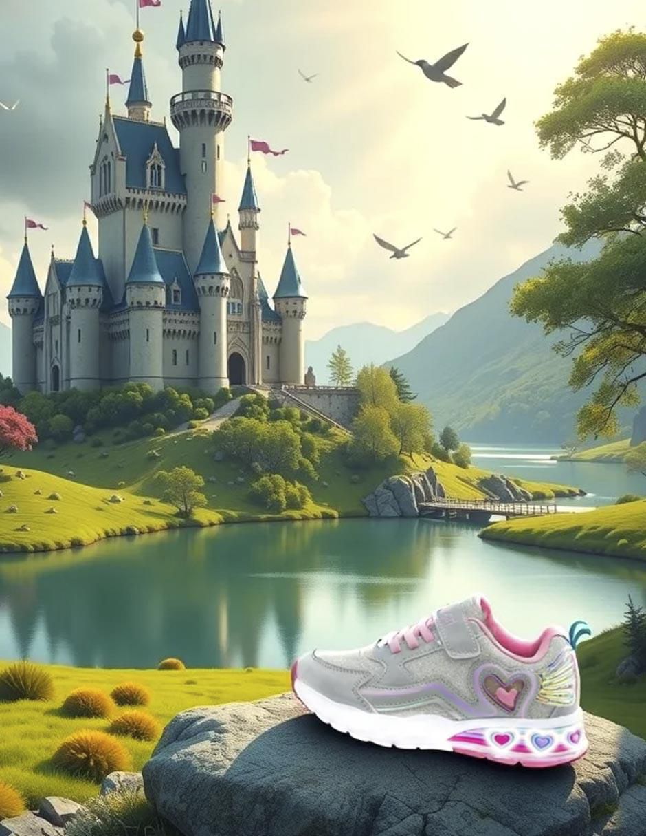 Tenis luz led para niña 7