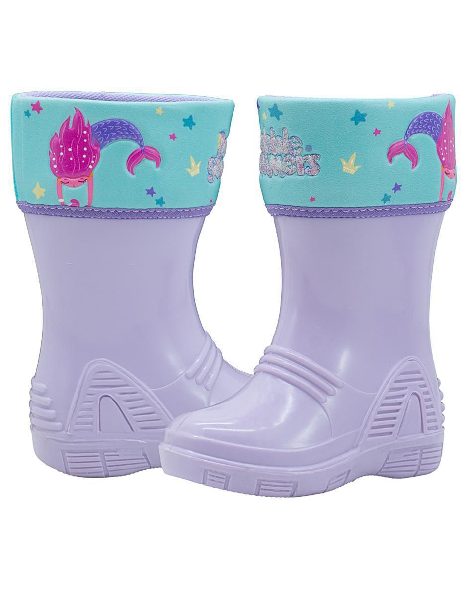 Bota de lluvia Trendy Sirena para niña 6