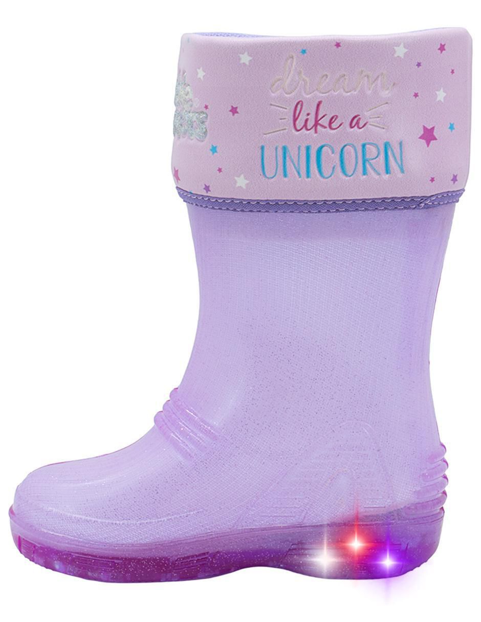 Bota de lluvia Trendy Unicornio para niña 2
