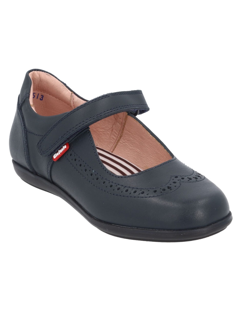 Zapato Mary Jane Tulia de piel para niña 1