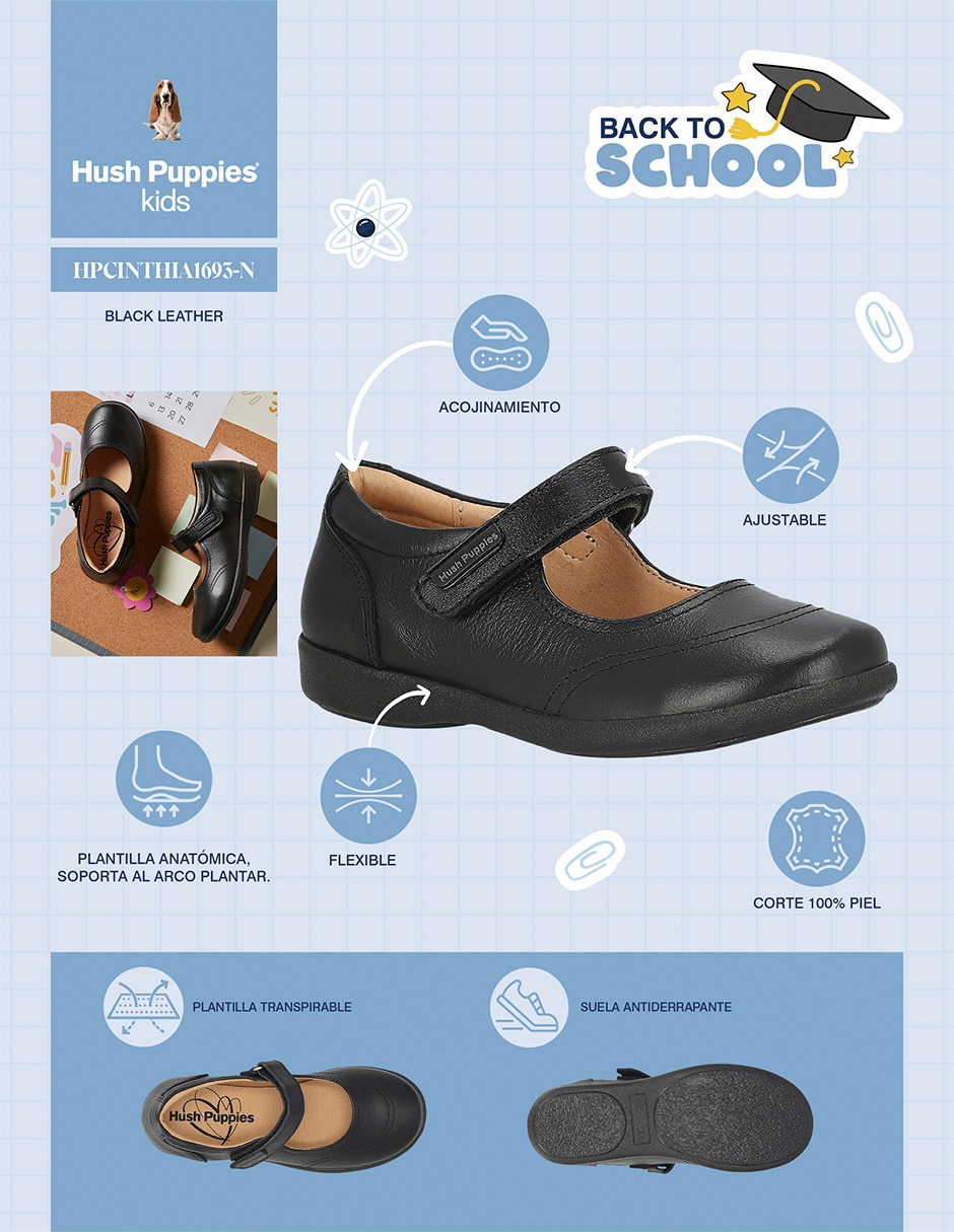 Zapato de piel para niña 7