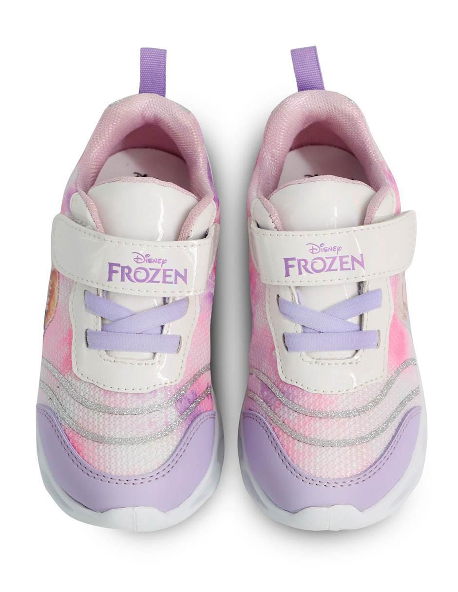 Tenis luz led para niña Frozen 4