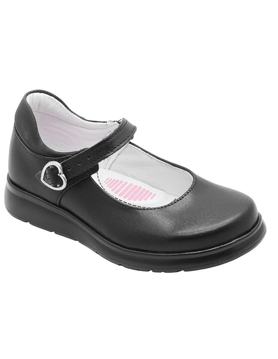 Zapato Mary Jane Back to School de piel para niña Zapato Mary Jane Back to School de piel para niña