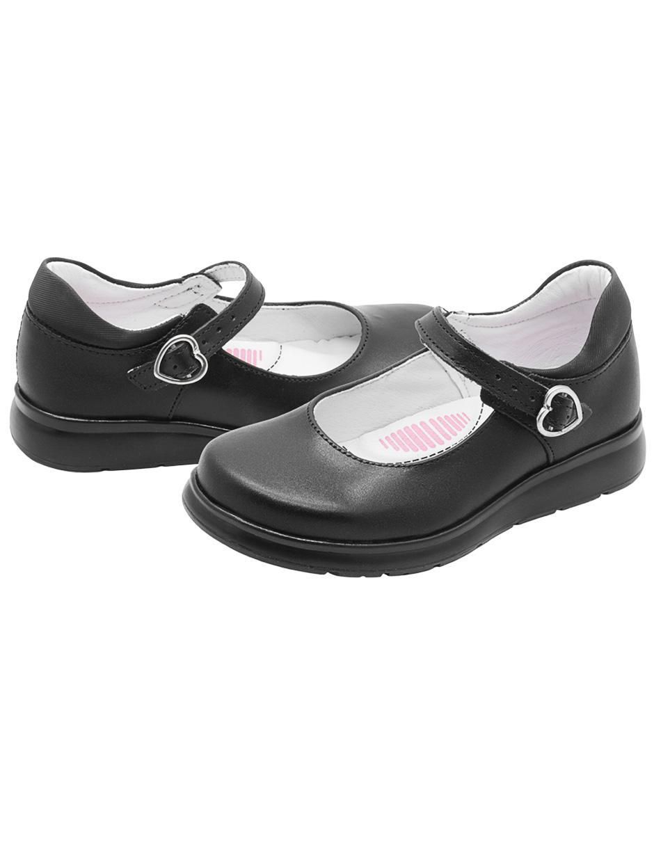 Zapato Mary Jane Back to School de piel para niña 4