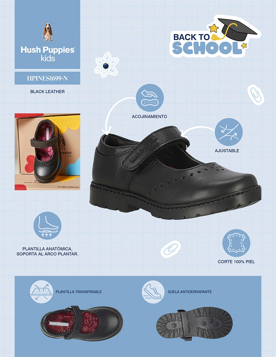 Zapato de piel para niña 7