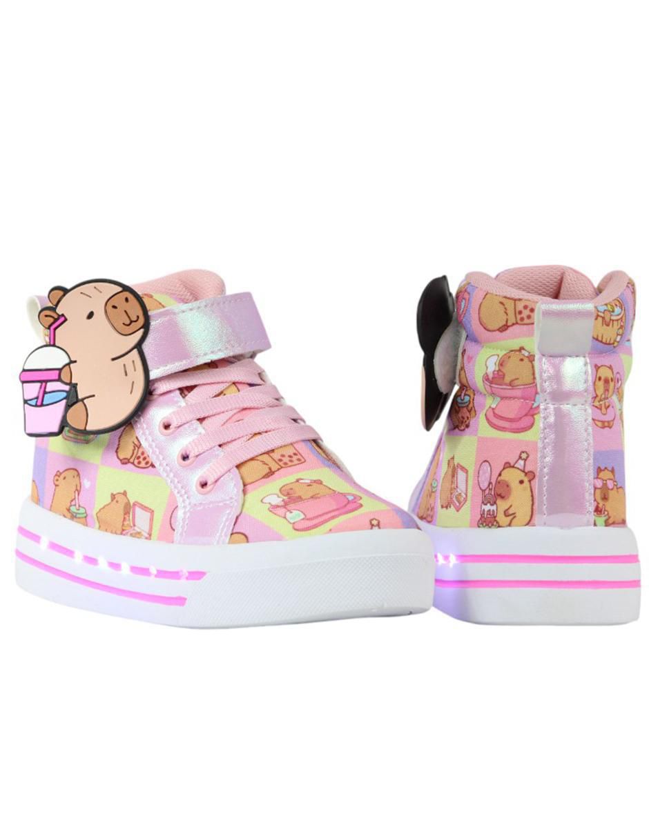 Tenis luz led para niña 5