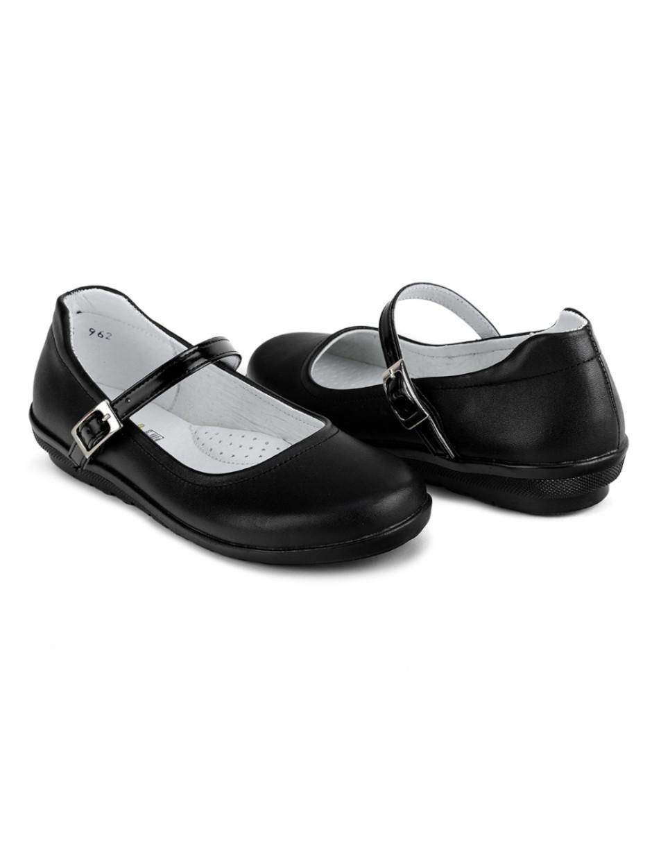 Zapato Back to School de piel para niña 3