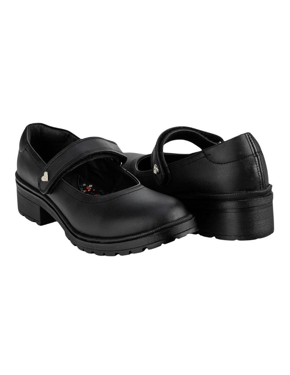 Zapato Back to School de piel para niña 3
