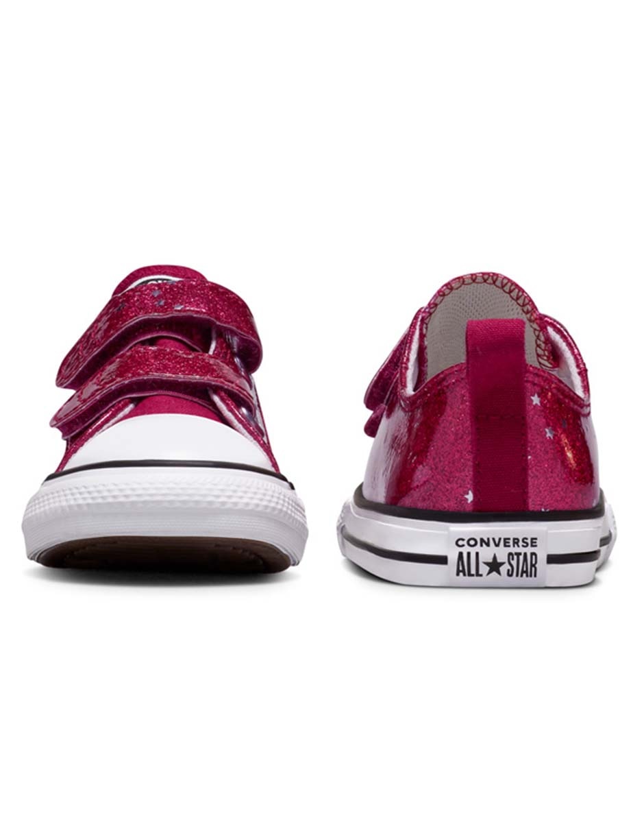 Tenis para niña bebé Varsity Glitter 4