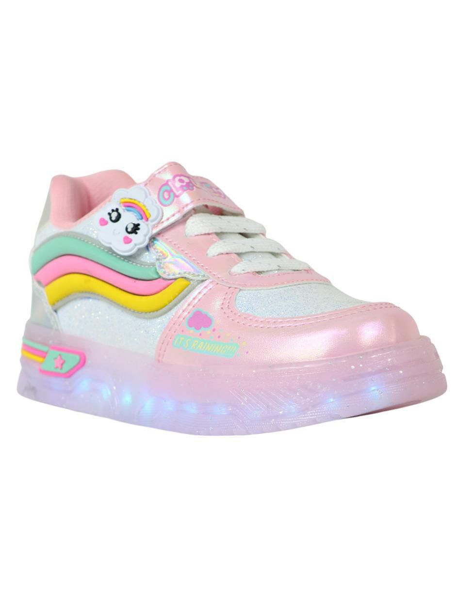 Tenis luz led para niña 2