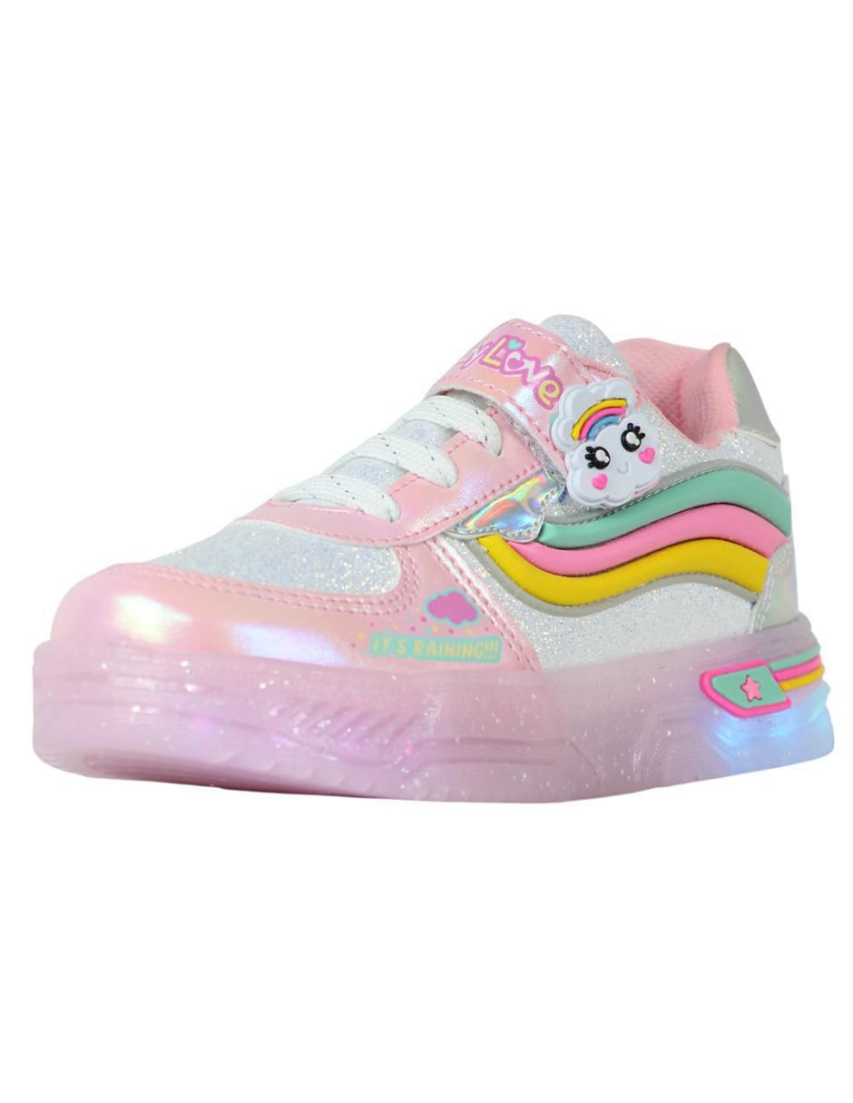 Tenis luz led para niña 4