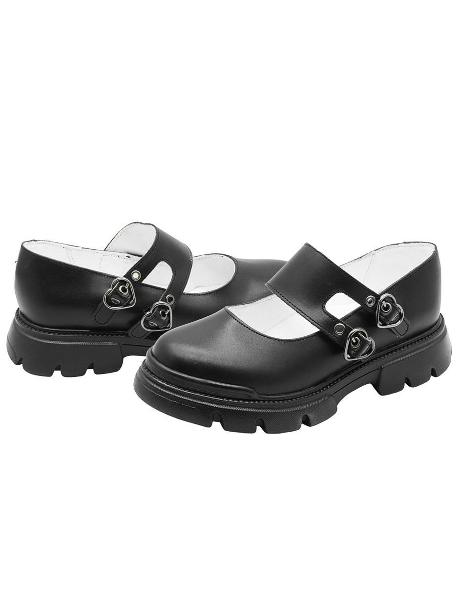 Zapato Back to school de piel para niña 5
