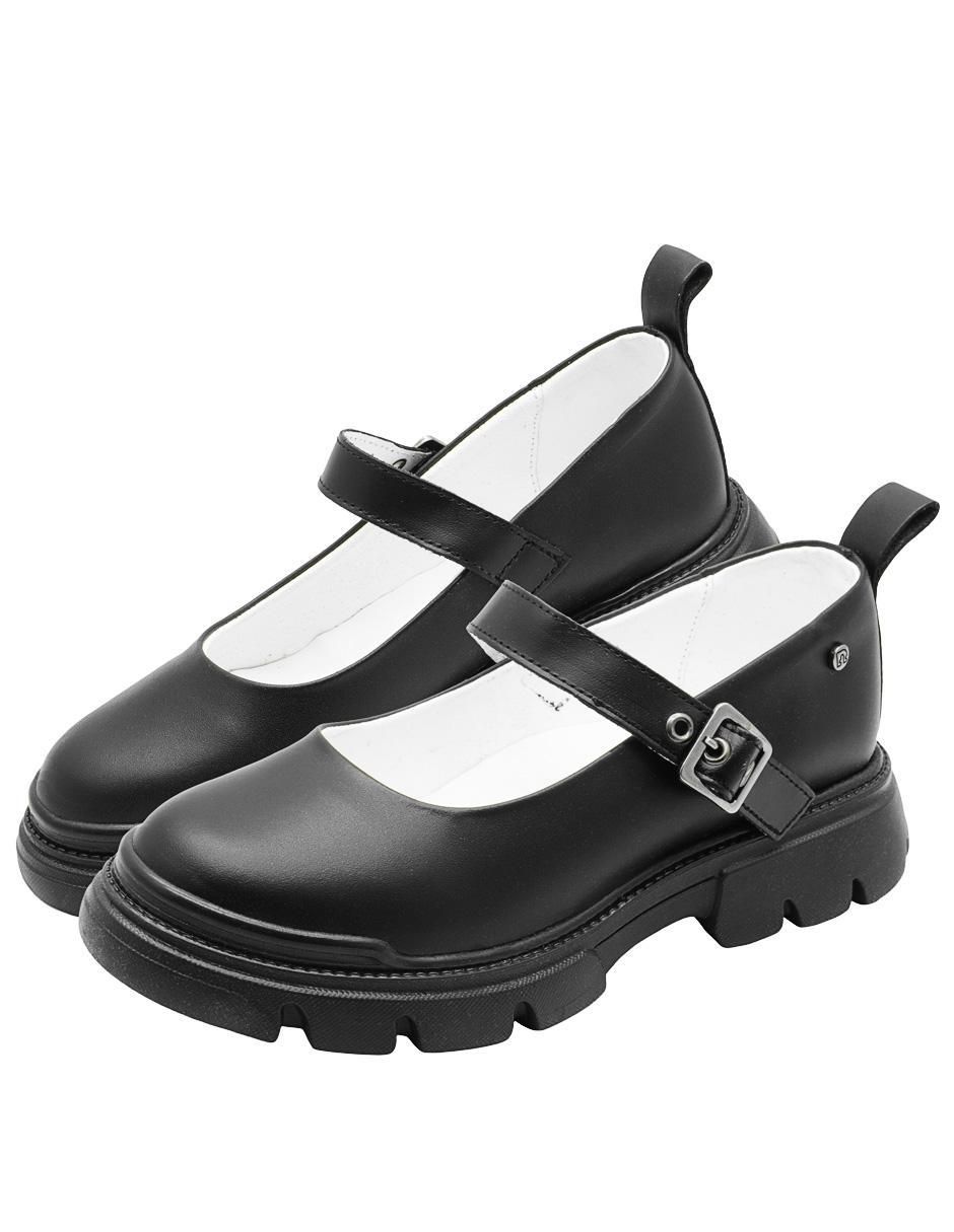 Zapato Back to School de piel para niña 5
