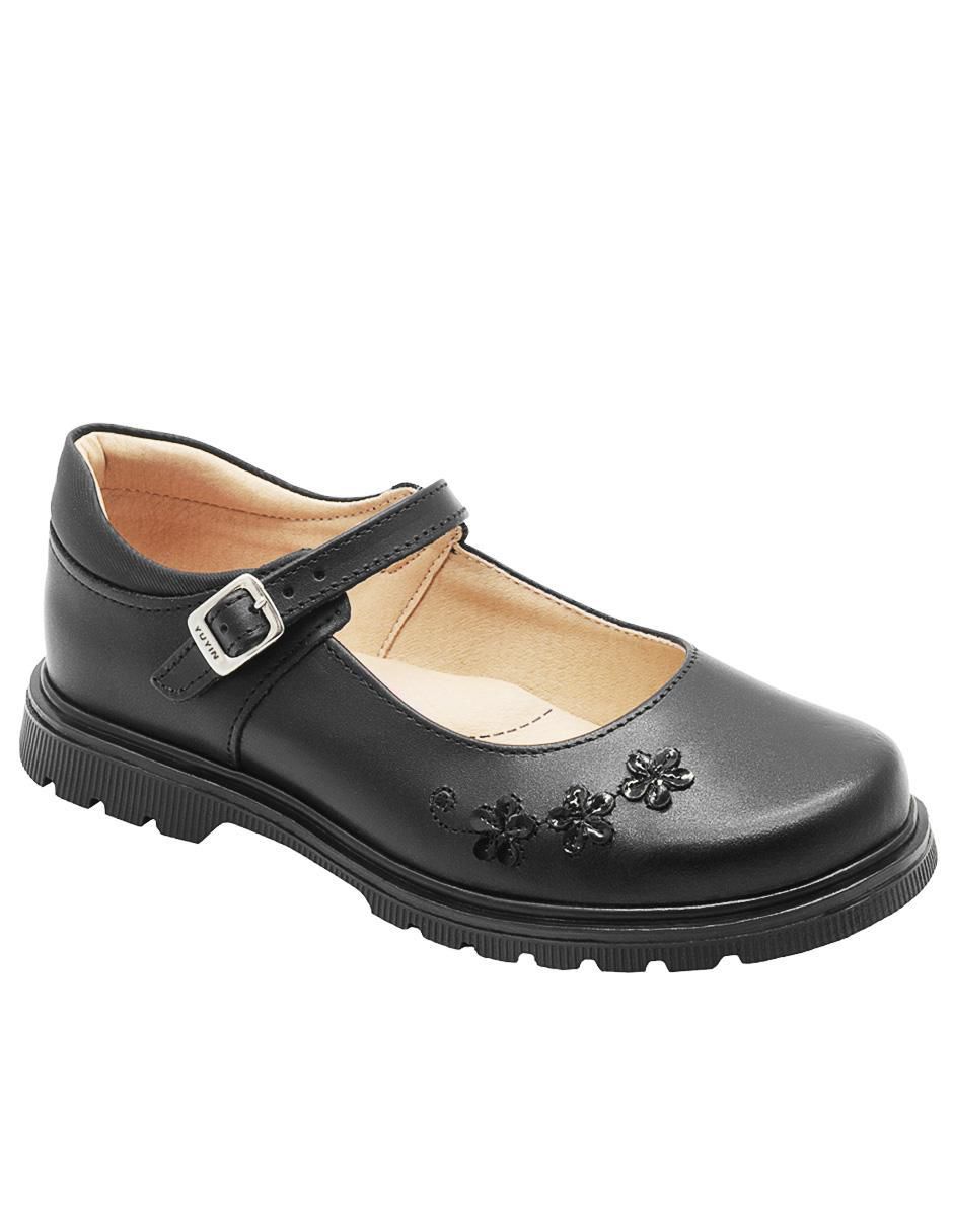 Zapato Back To School de piel para niña