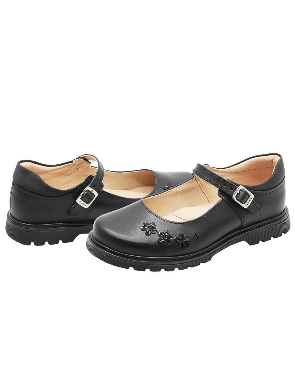 Zapato Back To School de piel para niña 5