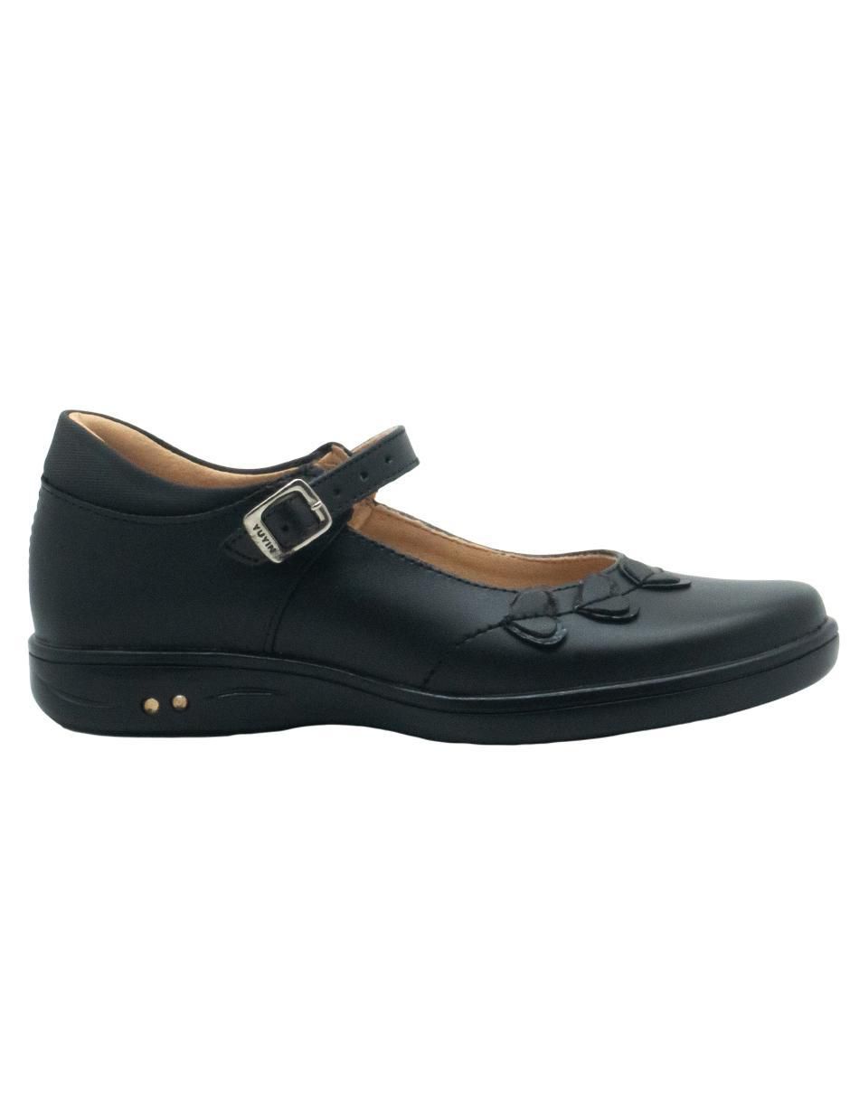 Zapato Back To School de piel para niña 3