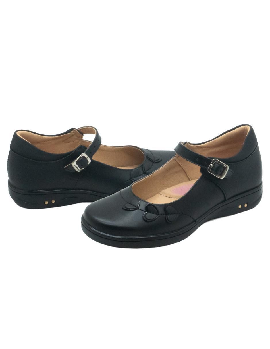 Zapato Back To School de piel para niña 6