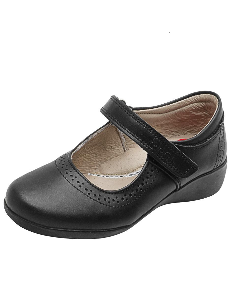 Zapato Back To School de piel para niña 4