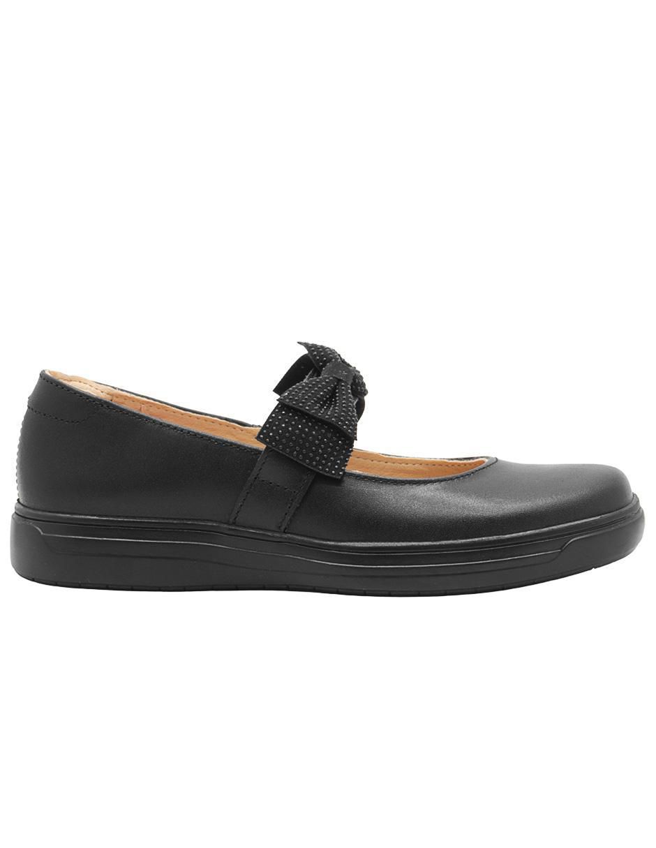 Zapato Back To School de piel para niña 3