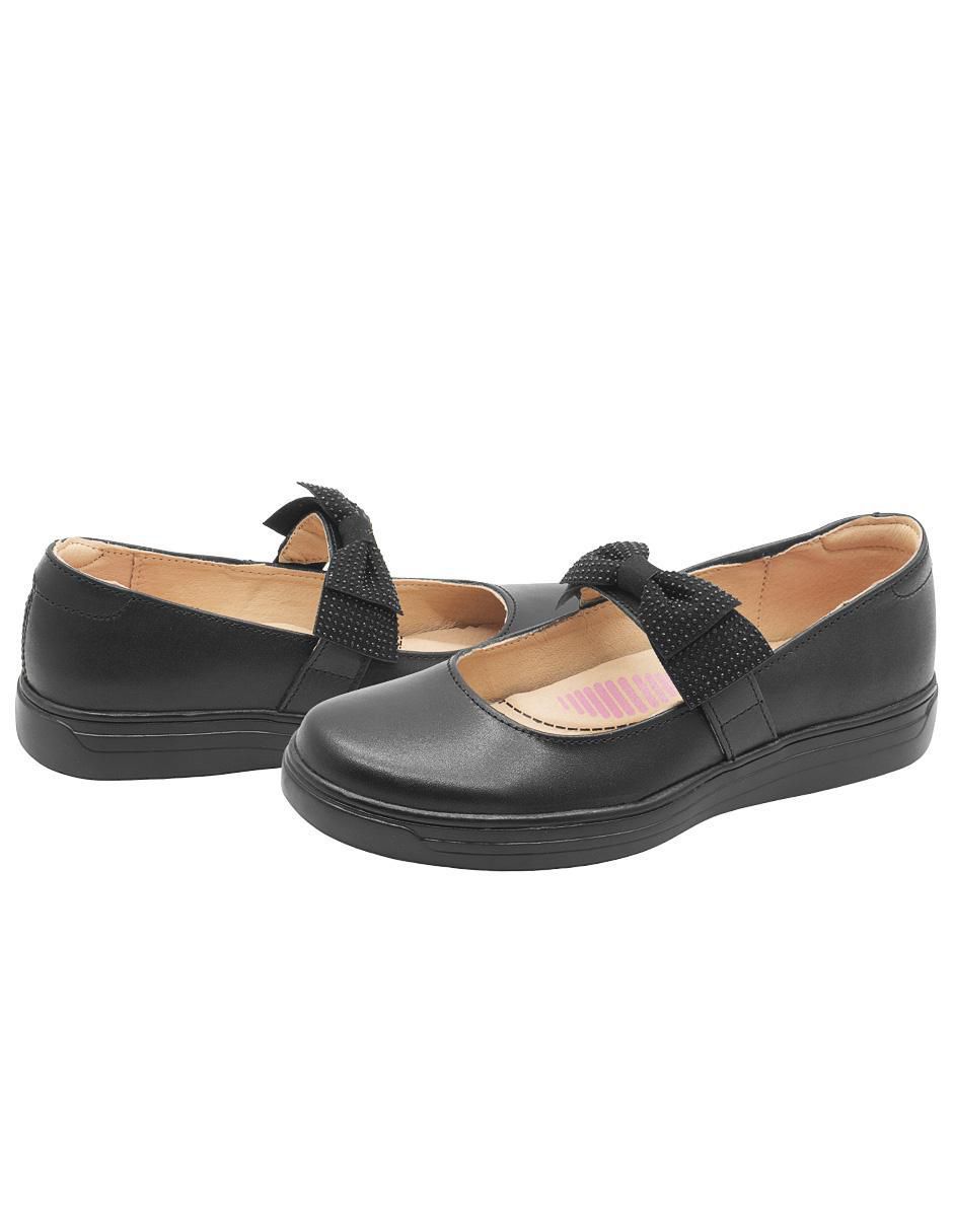 Zapato Back To School de piel para niña 5