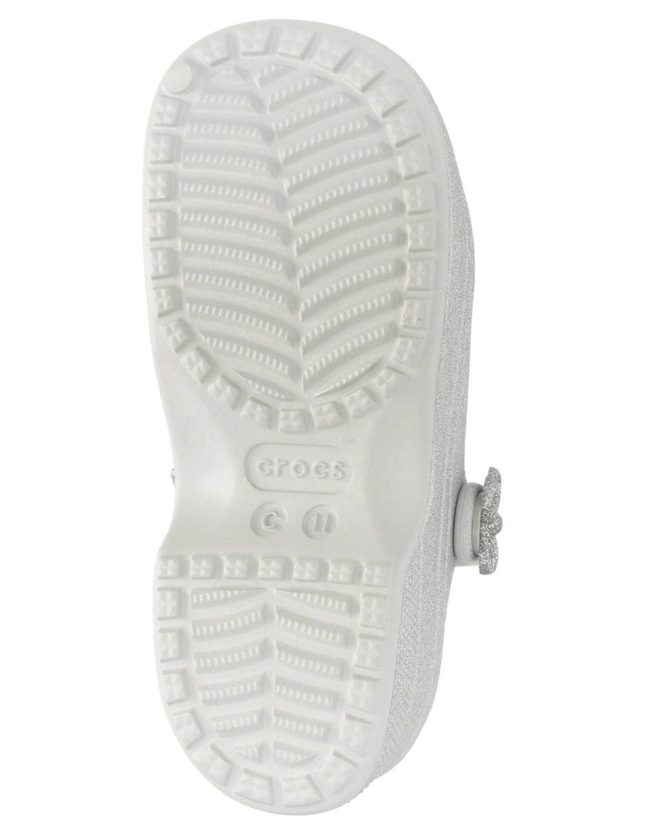 Sandalia Classic Mary Jane Bow Glitter para niña 6