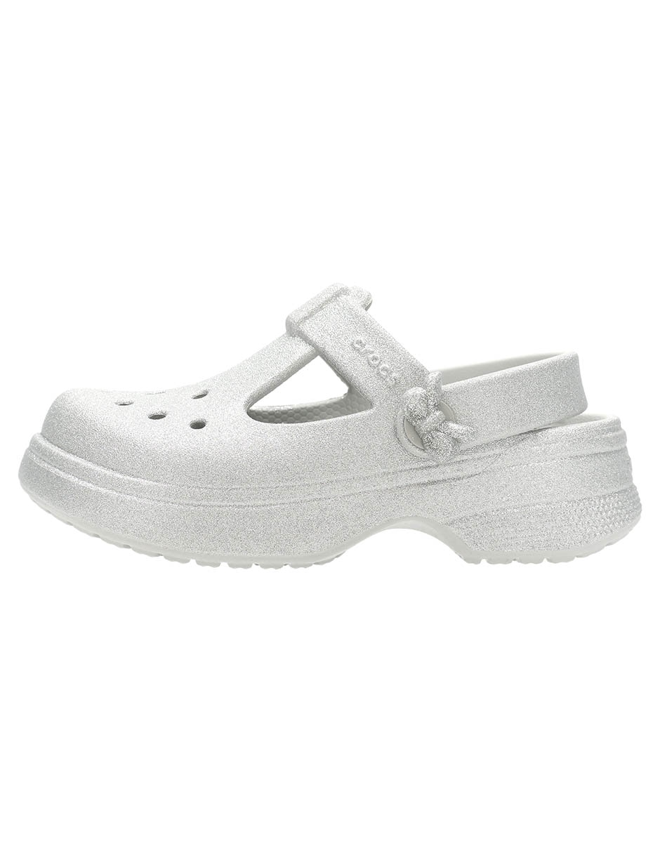 Sandalia Classic Mary Jane Bow Glitter para niña