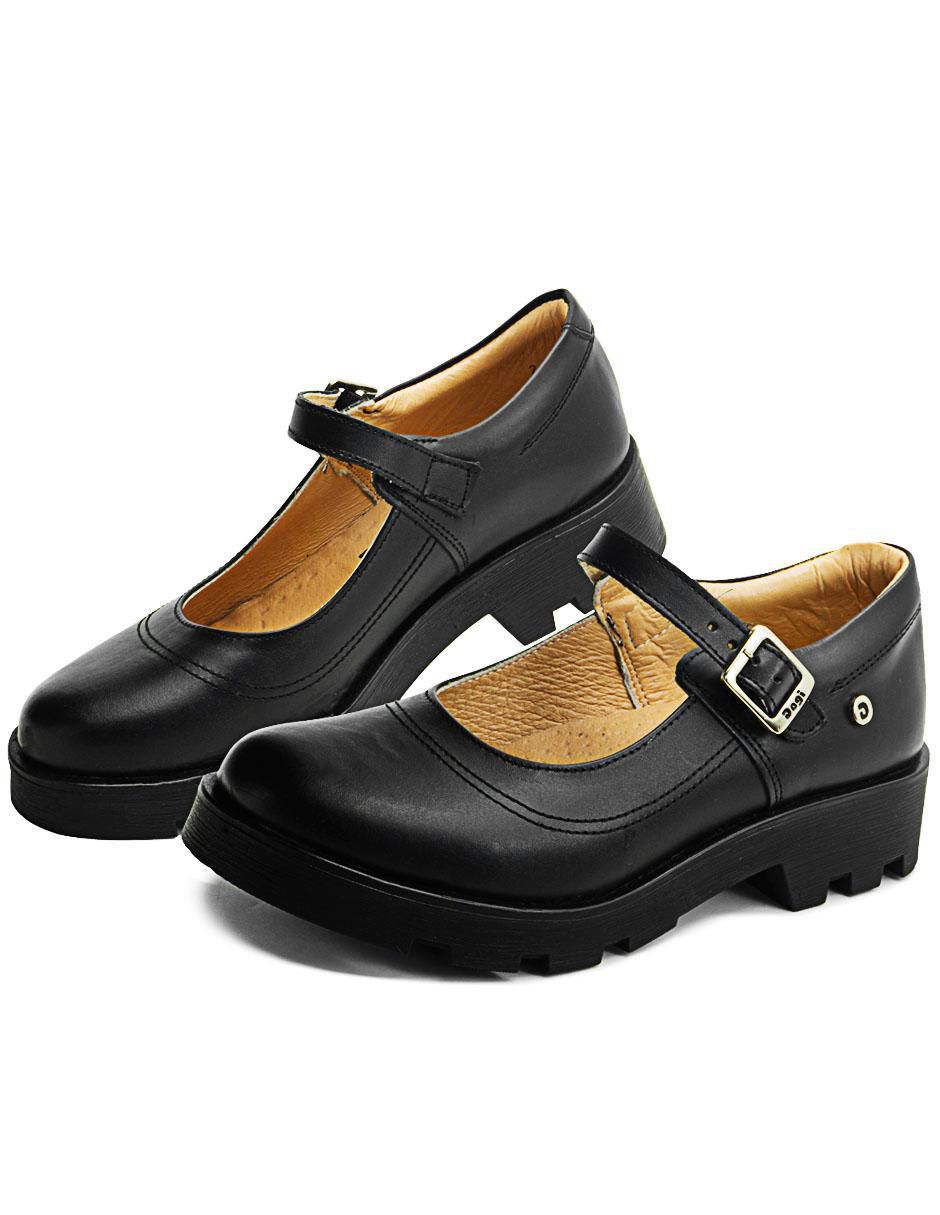 Zapato Mary Jane Back To School de piel para niña 5