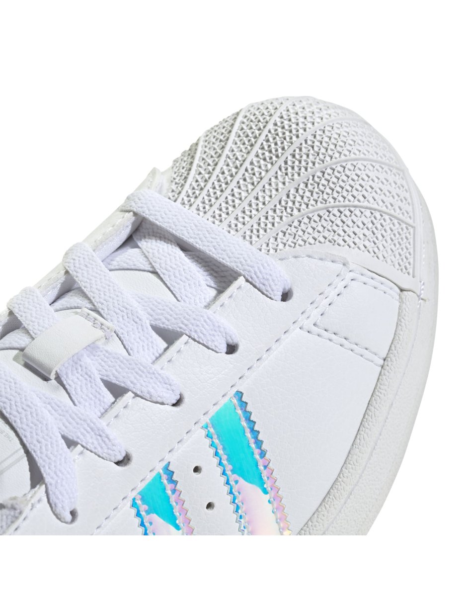 Tenis para niña Superstar 8