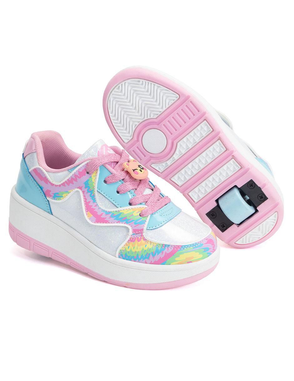 Tenis con ruedas para niña Onix Fun Doodles Multicolor 8