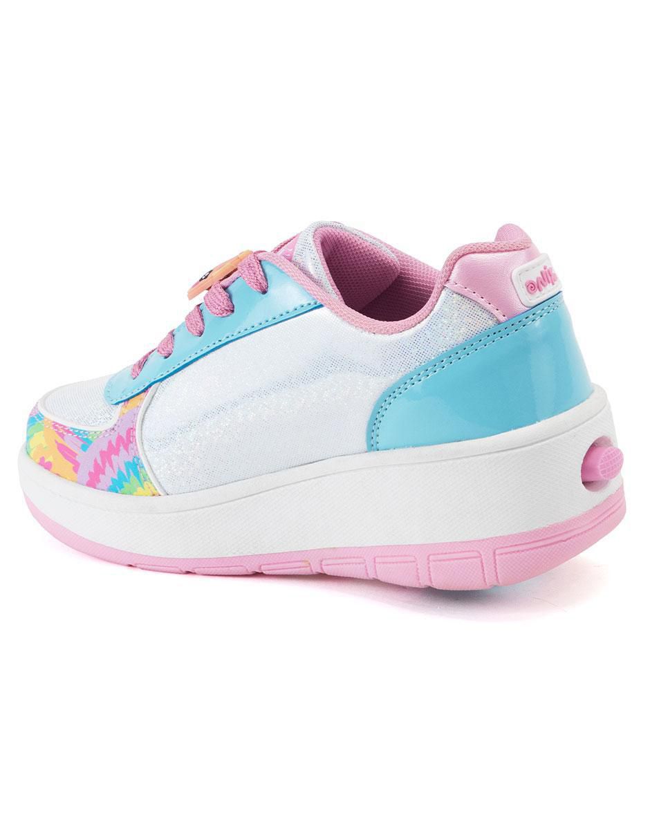 Tenis con ruedas para niña Onix Fun Doodles Multicolor 9