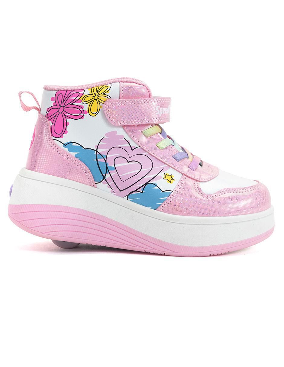 Tenis con ruedas para niña Doodles Rollers 2