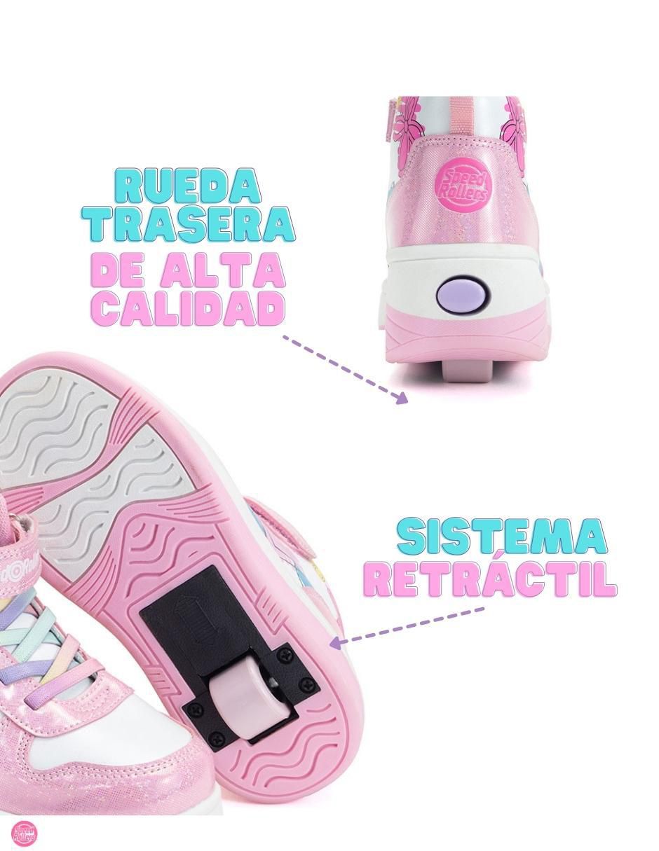 Tenis con ruedas para niña Doodles Rollers 6